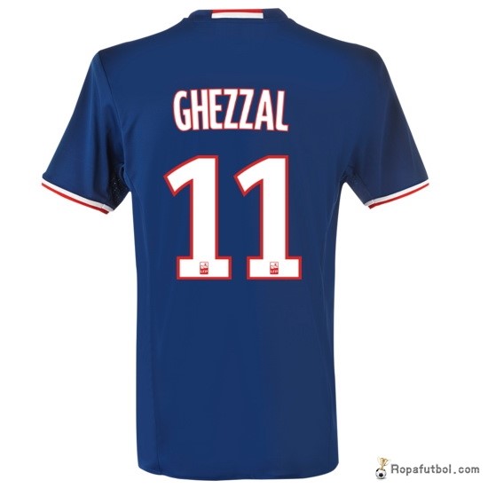 Camiseta Lyon Replica Segunda Ropa Ghezzal 2016/17 Azul